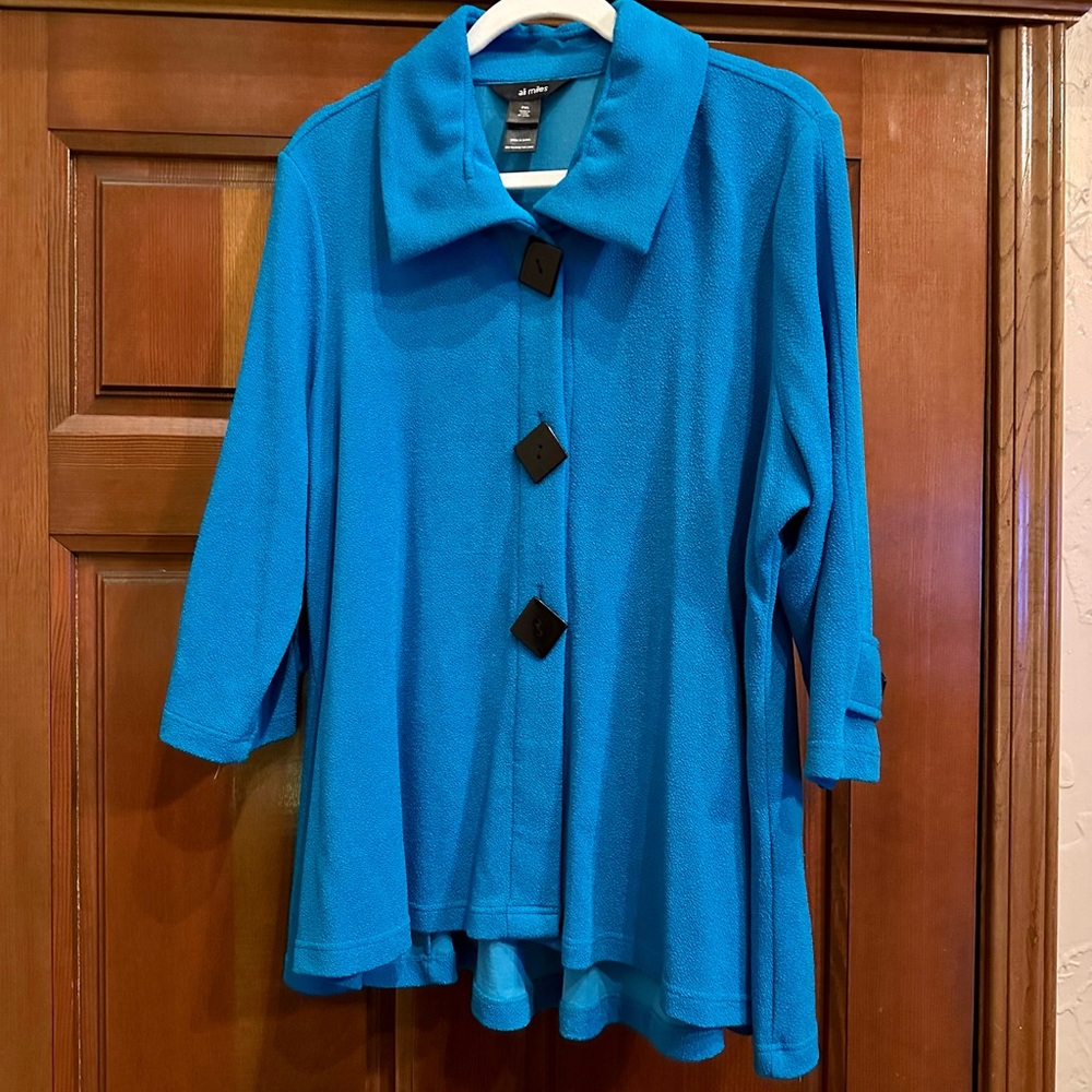I lost weight and too big. Really cute. A jacket